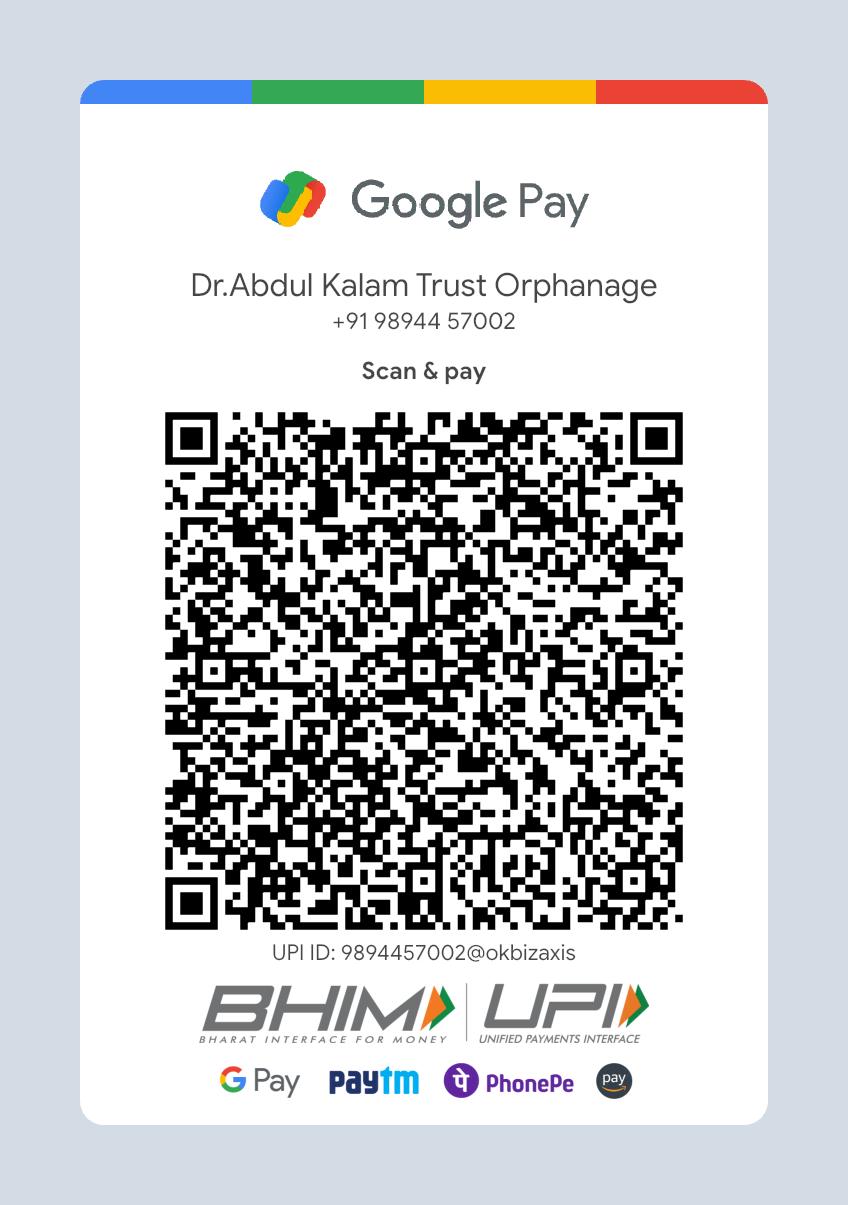 Orphanage Donation QR Code